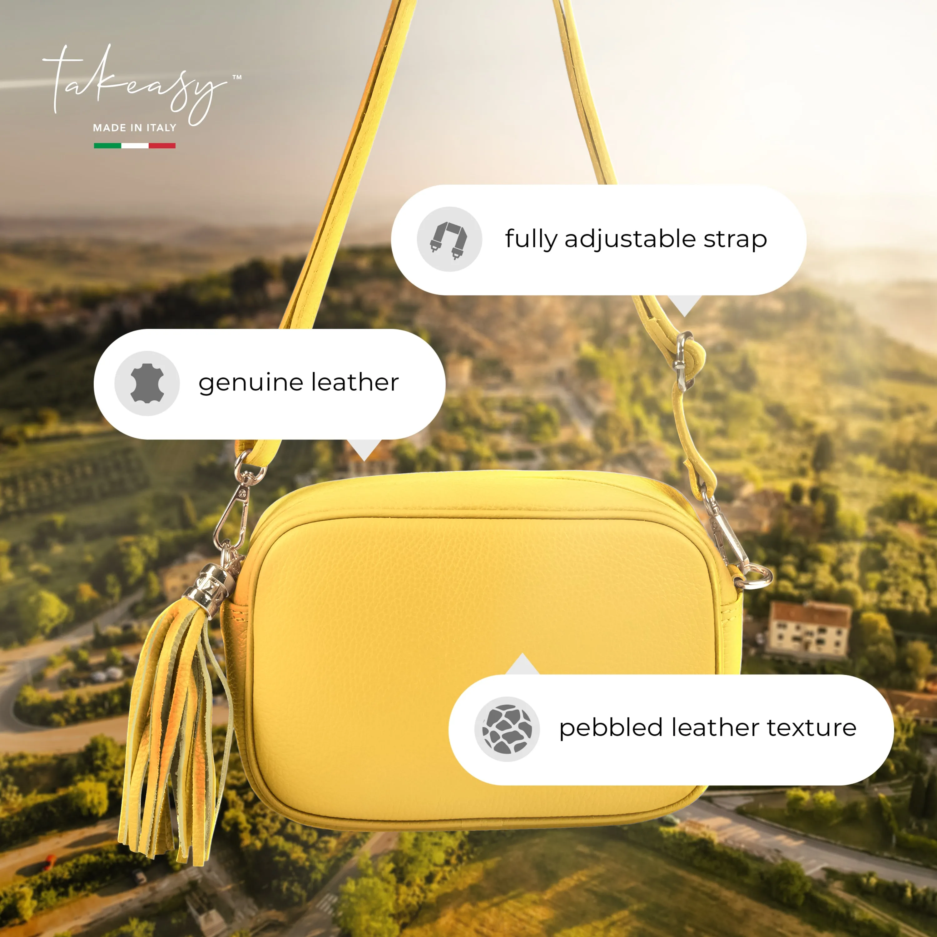 TAKEASY Calf Leather Crossbody Bag 231302
