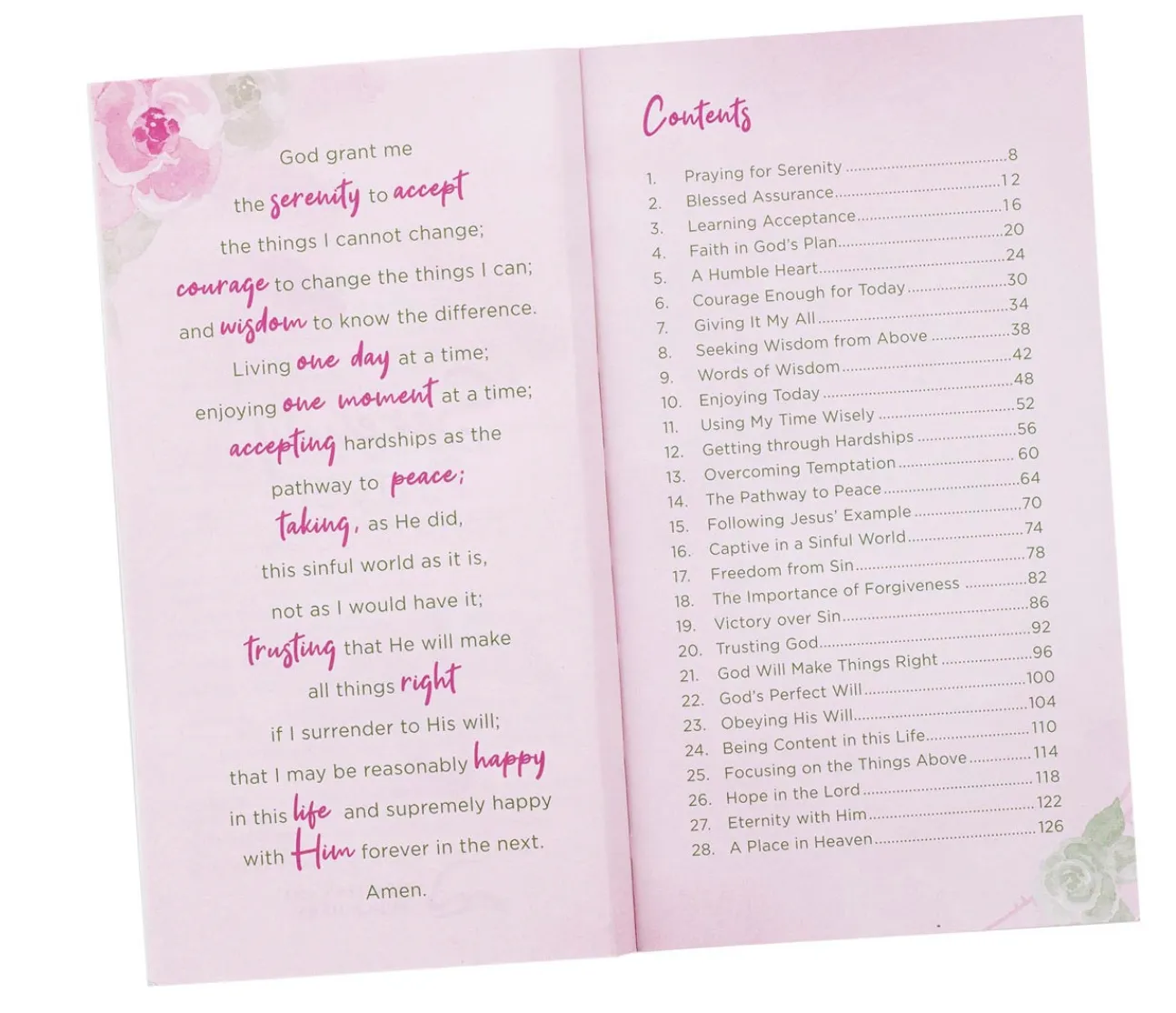 The Serenity Prayer Promise Book