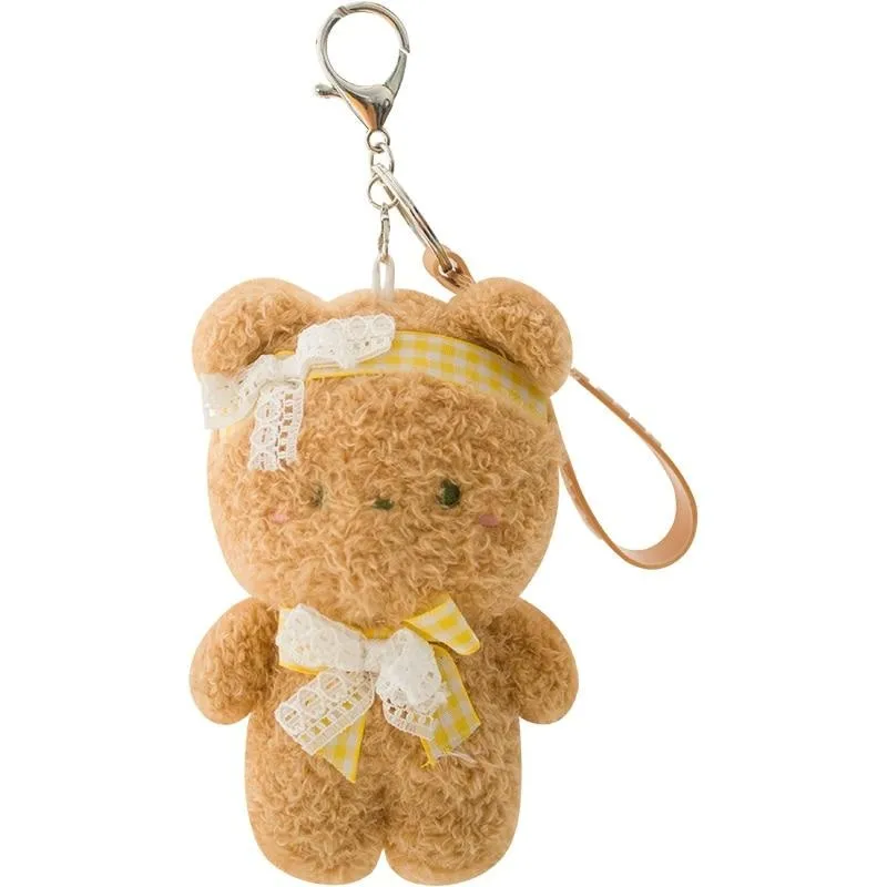 Tiny Baby Bear & Bun Keychains