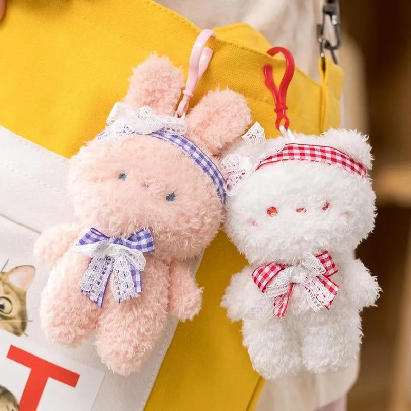 Tiny Baby Bear & Bun Keychains