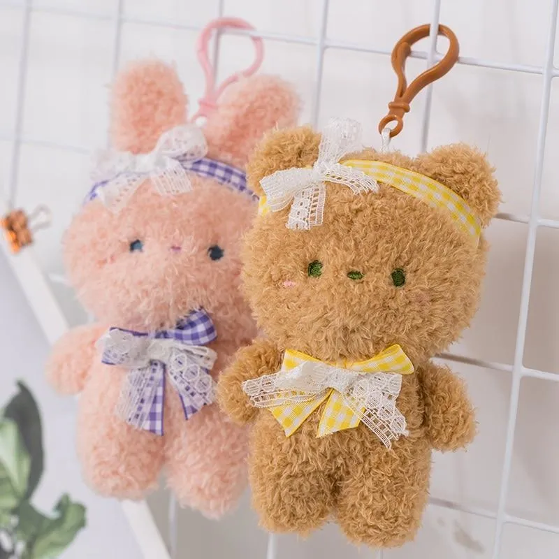 Tiny Baby Bear & Bun Keychains