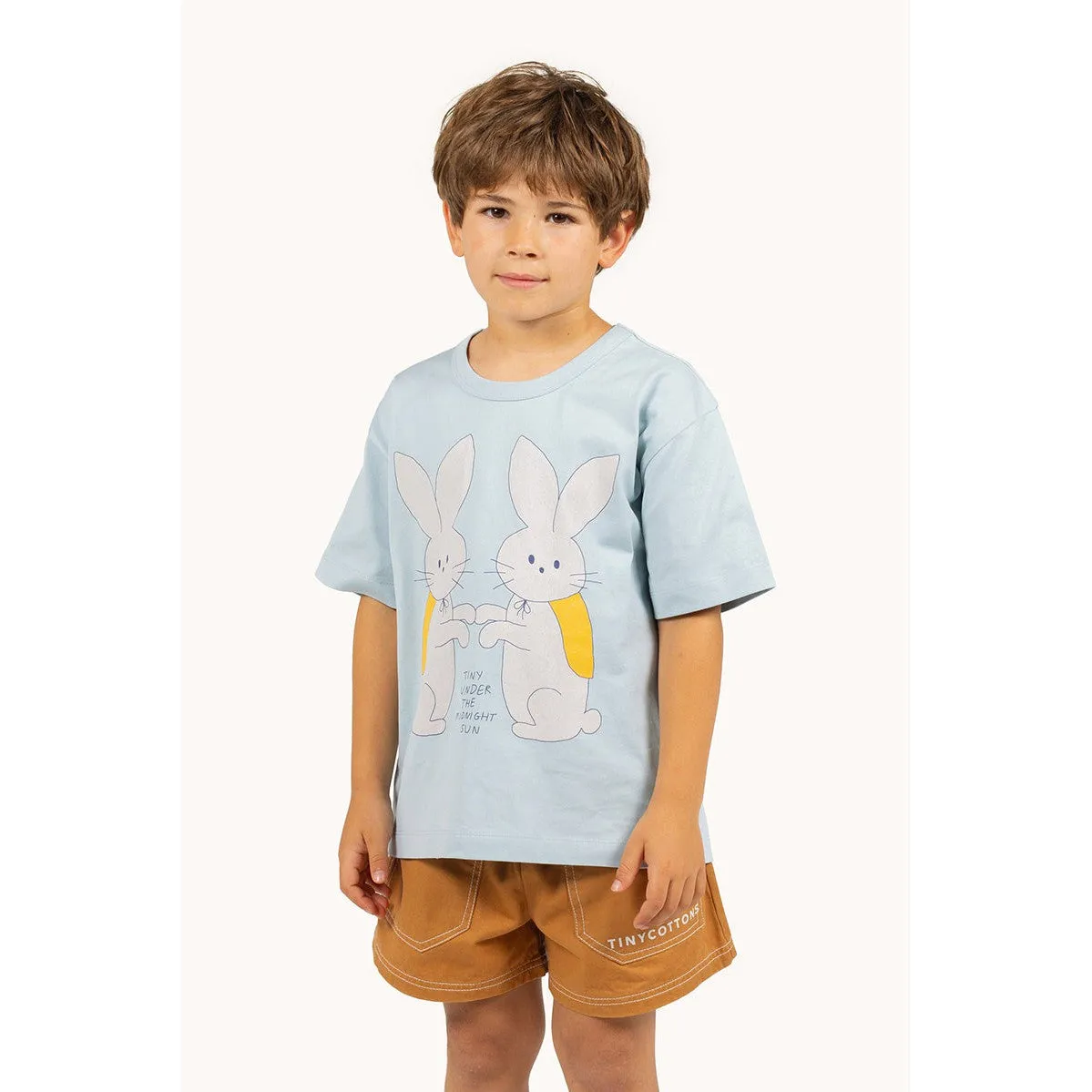 Tiny Cottons - Bunnies graphic T-shirt - grey