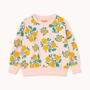 Tiny Cottons - Flowers sweatshirt - pastel pink