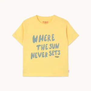 Tiny Cottons - The Sun graphic T-shirt - yellow