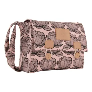 Toddler Messenger Bag, Peonies