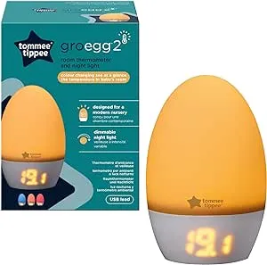 Tommee Tippee Gro Egg Colour Changing Digital Room Thermometer