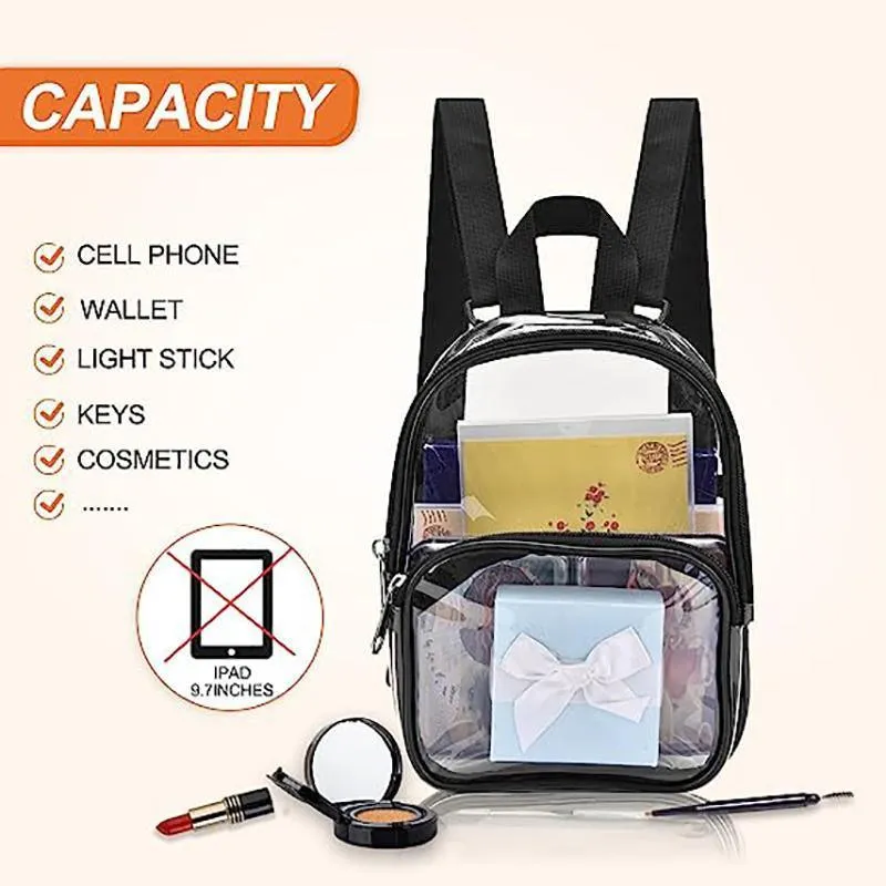 Transparent Backpack Bag 1PC