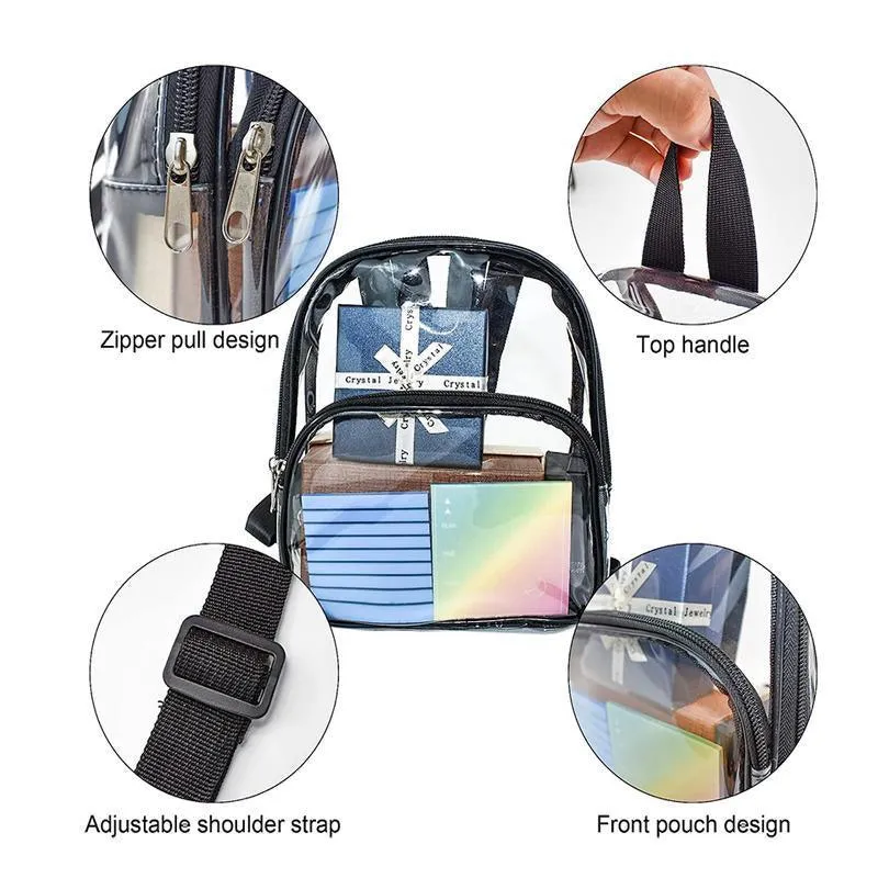 Transparent Backpack Bag 1PC