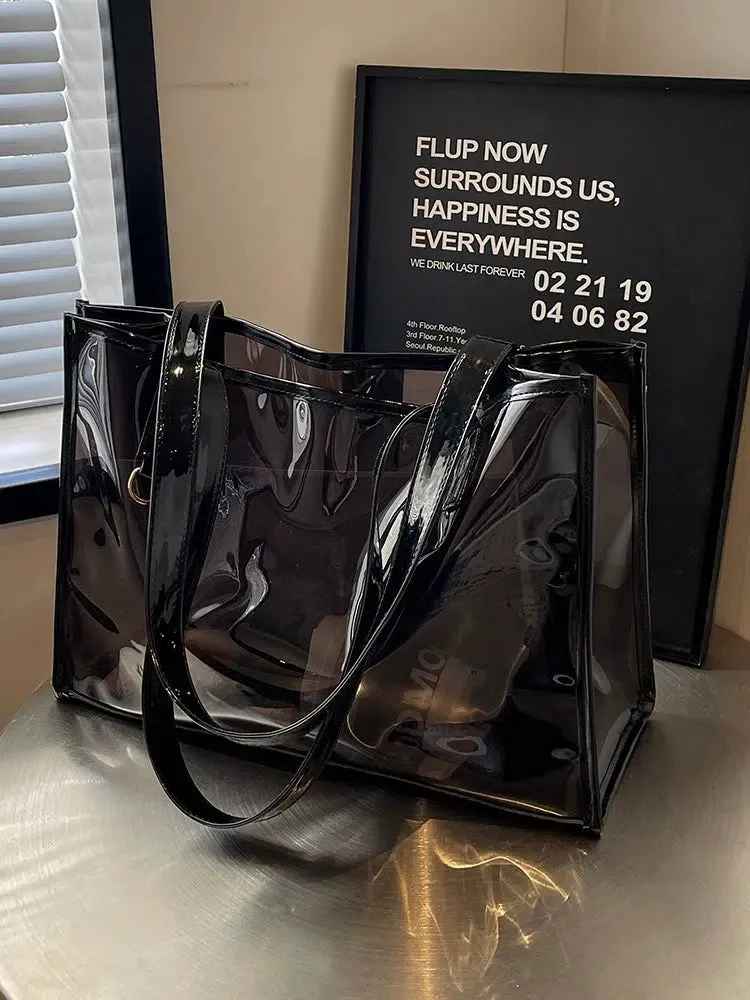 Transparent Glossy Tote Bag