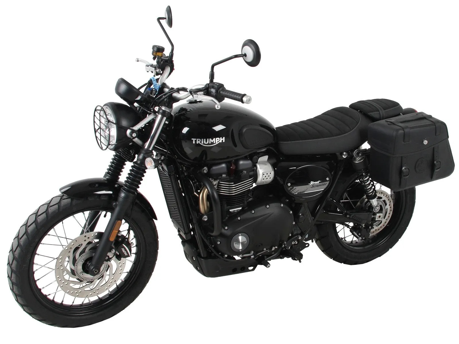 Triumph Street Scrambler Carrier - Sidecases 'C-Bow' (Left Side}