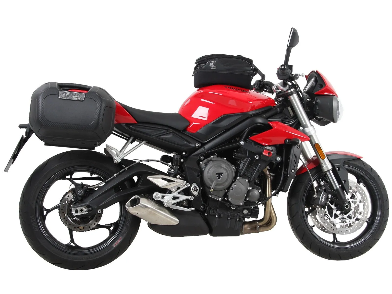 Triumph Street Triple 765 S/R/RS Carrier - Side case Carrier 'C-Bow'