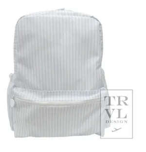TRVL Design Wipeable Backpack- Pimlico Stripe Blue