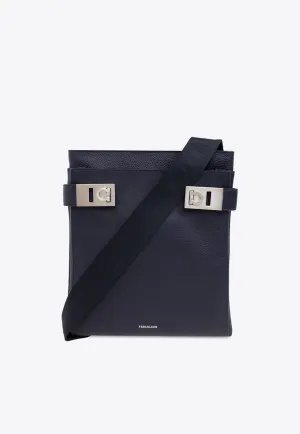 Twins Gancini Buckle Messenger Bag