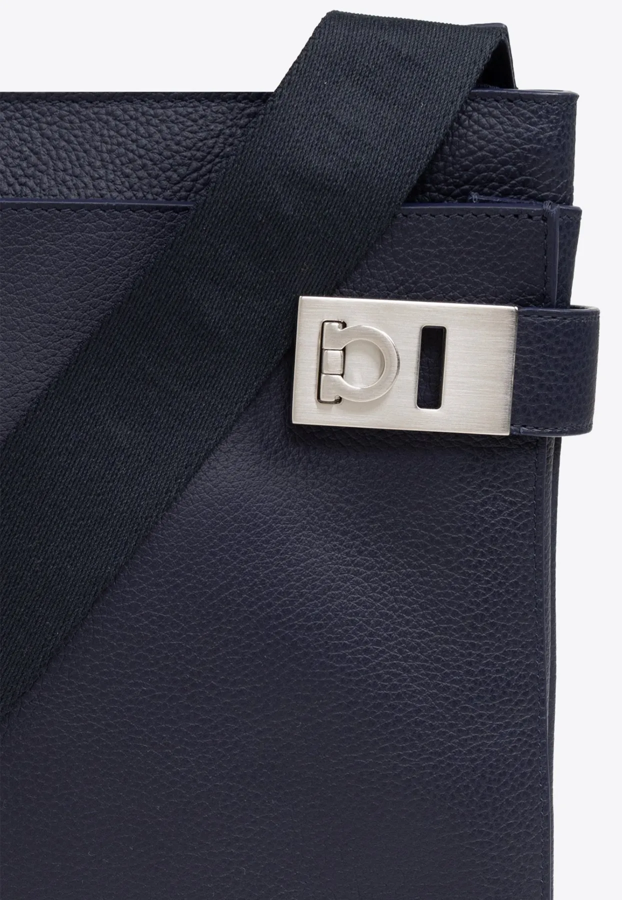 Twins Gancini Buckle Messenger Bag