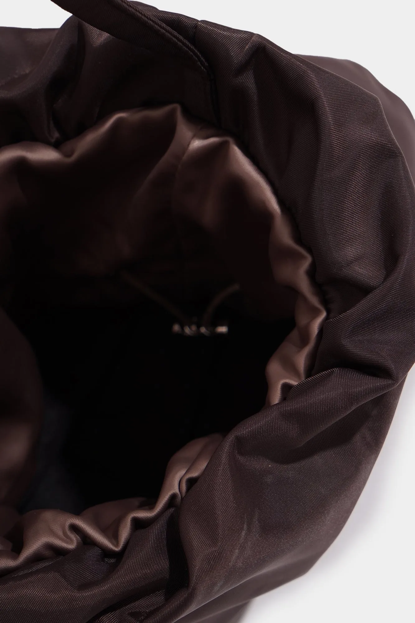 Two-Toned Nylon Shoulder Bag