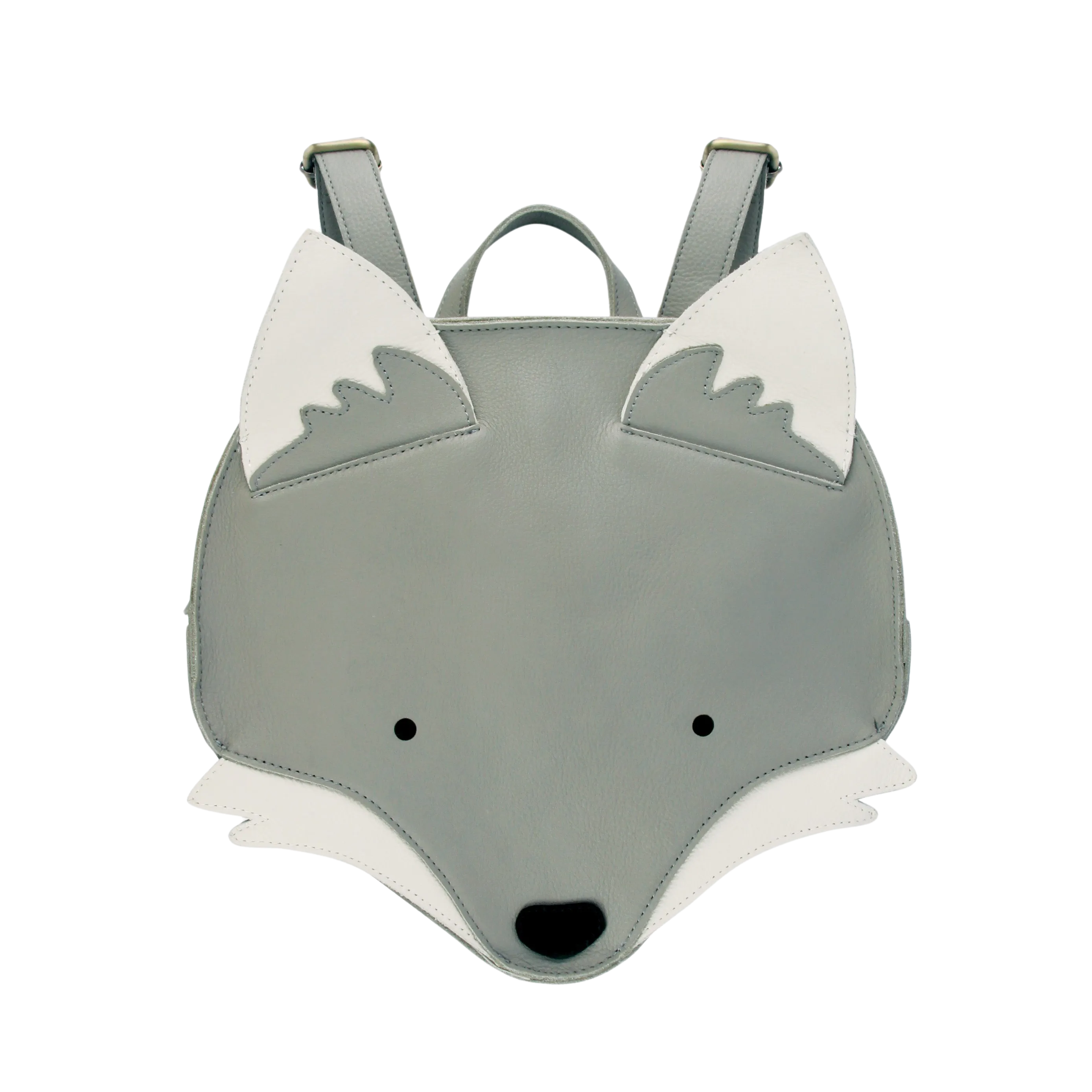 Umi Schoolbag | Wolf | Elephant Grey Leather