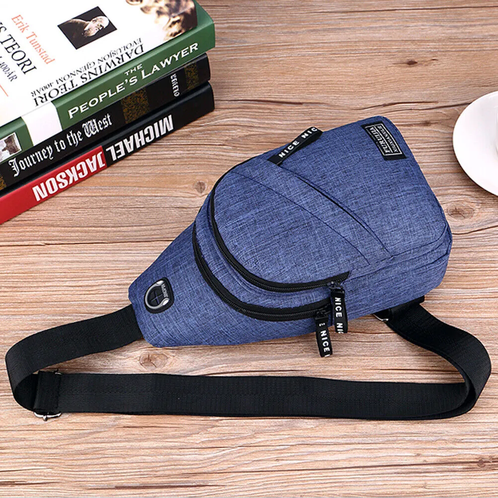 US Small Sling Bag Chest Shoulder Backpack Crossbody Bag Multifunctoinal Daypack