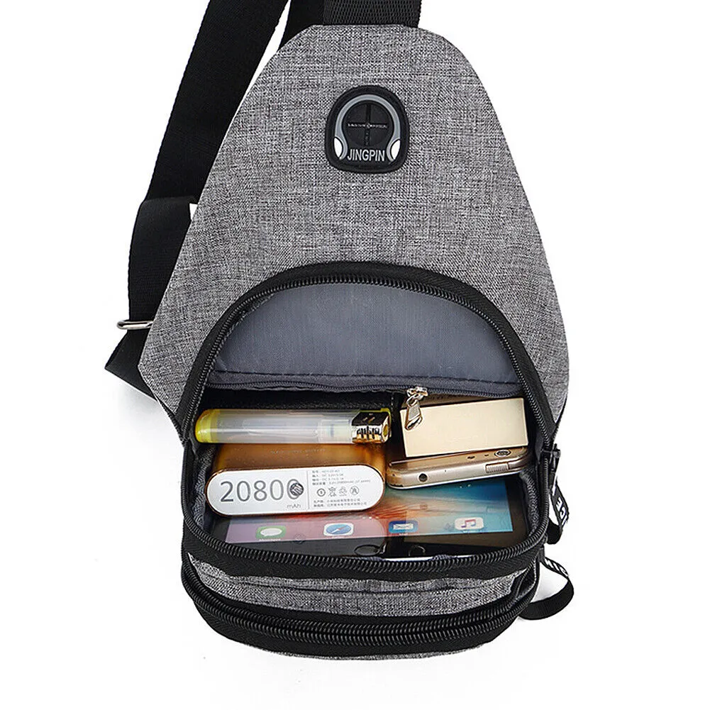 US Small Sling Bag Chest Shoulder Backpack Crossbody Bag Multifunctoinal Daypack