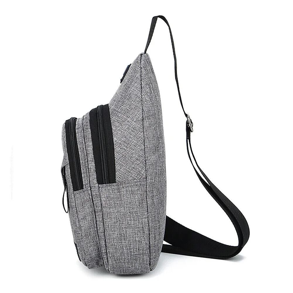 US Small Sling Bag Chest Shoulder Backpack Crossbody Bag Multifunctoinal Daypack