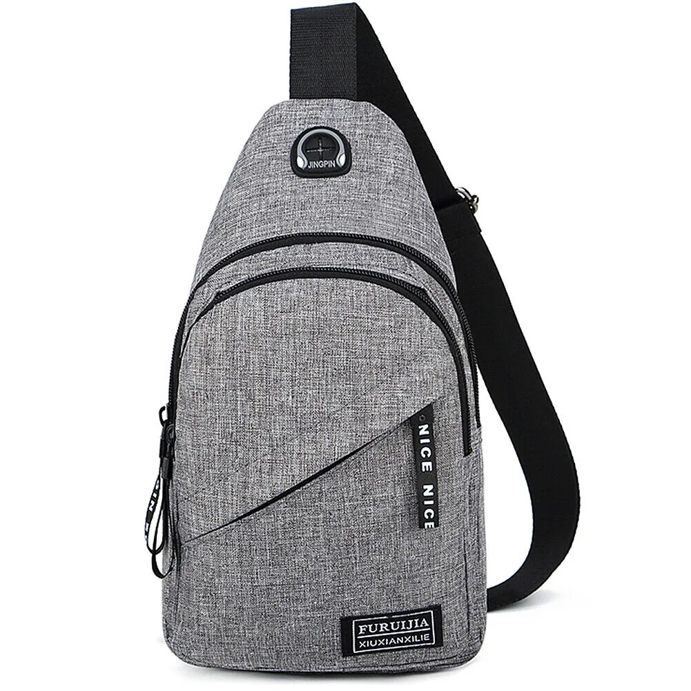US Small Sling Bag Chest Shoulder Backpack Crossbody Bag Multifunctoinal Daypack