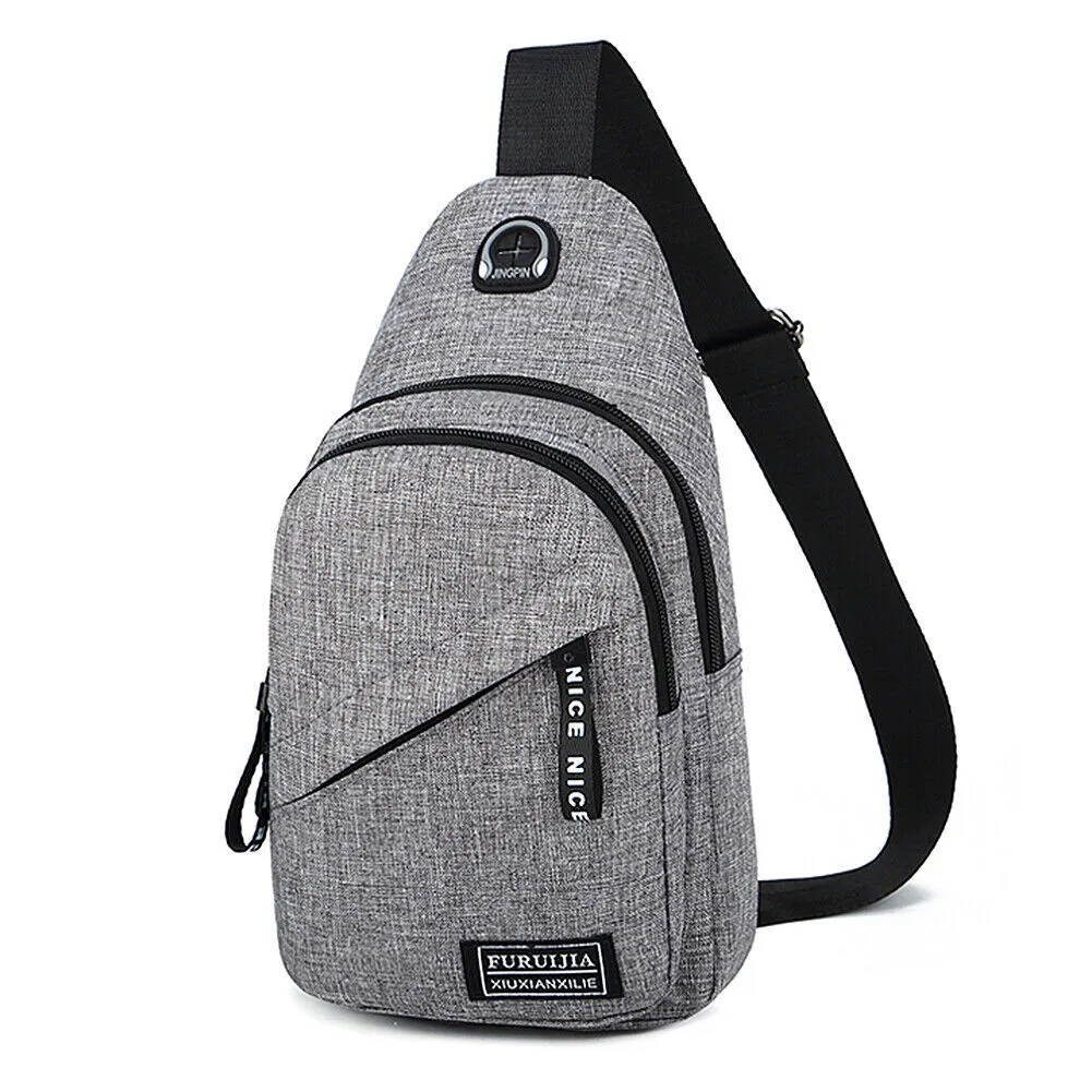 US Small Sling Bag Chest Shoulder Backpack Crossbody Bag Multifunctoinal Daypack