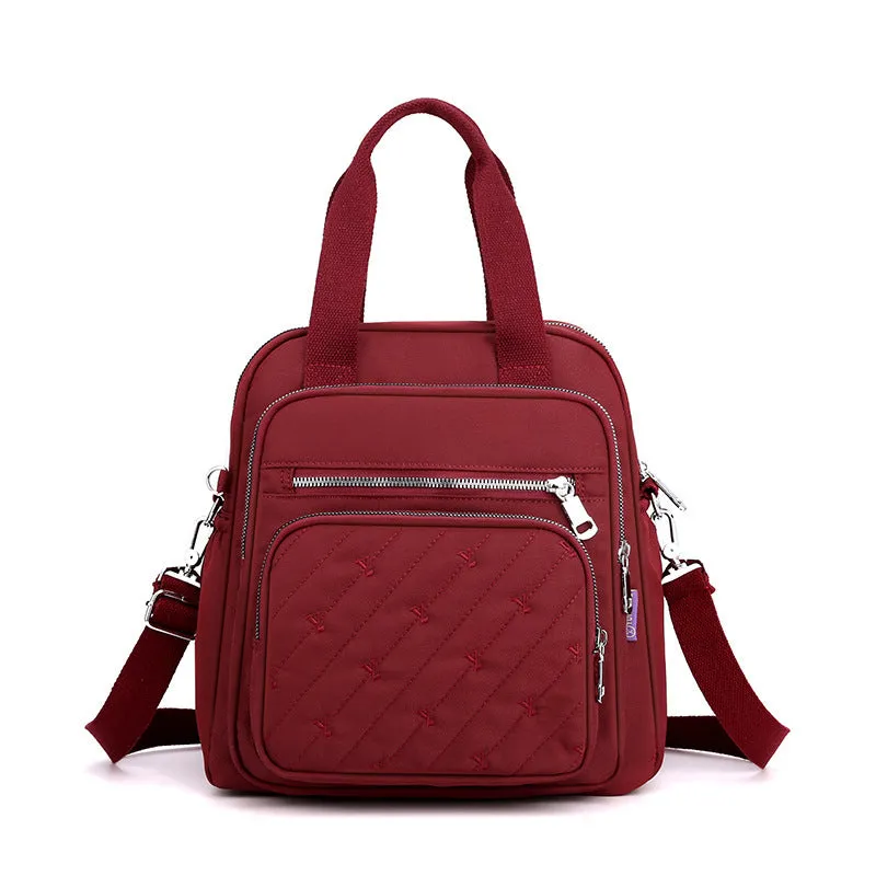 Usb Mobile Phone Charging Multi-purpose Ladies One-shoulder Double-shoulder Mommy Travel Bag