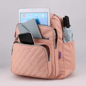 Usb Mobile Phone Charging Multi-purpose Ladies One-shoulder Double-shoulder Mommy Travel Bag
