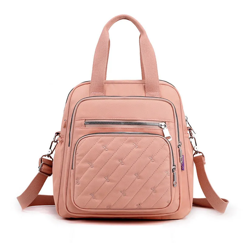 Usb Mobile Phone Charging Multi-purpose Ladies One-shoulder Double-shoulder Mommy Travel Bag