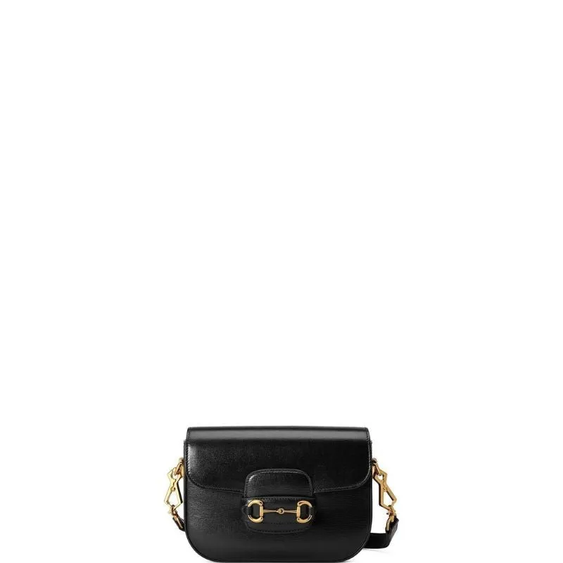 VELORA - Horsebit 1955 Shoulder Bag Black