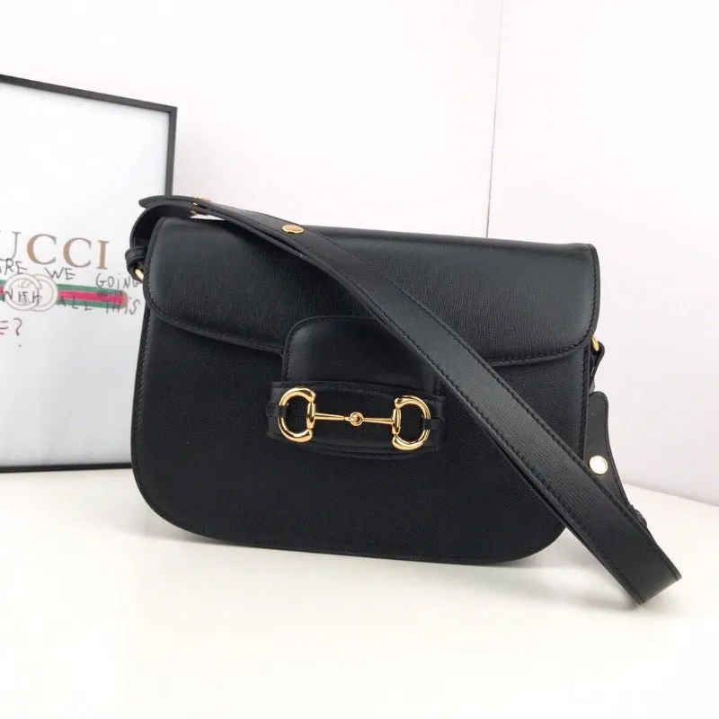VELORA - Horsebit 1955 Shoulder Bag Black