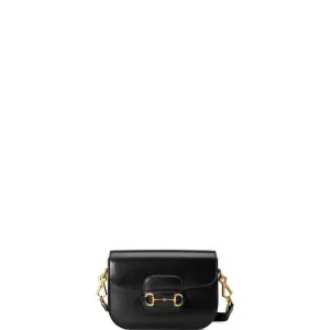 VELORA - Horsebit 1955 Shoulder Bag Black