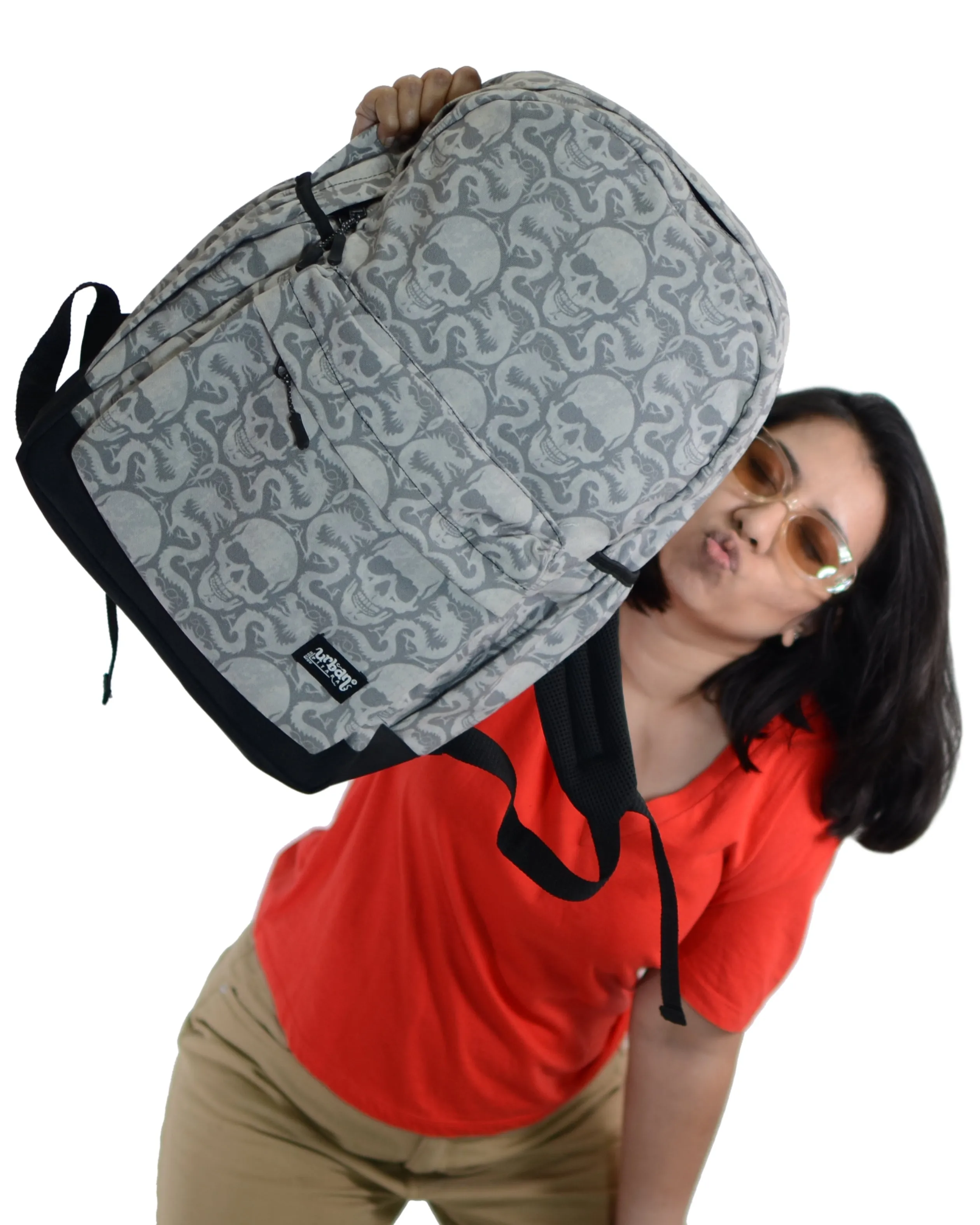 Venom Skull Canvas Backpack