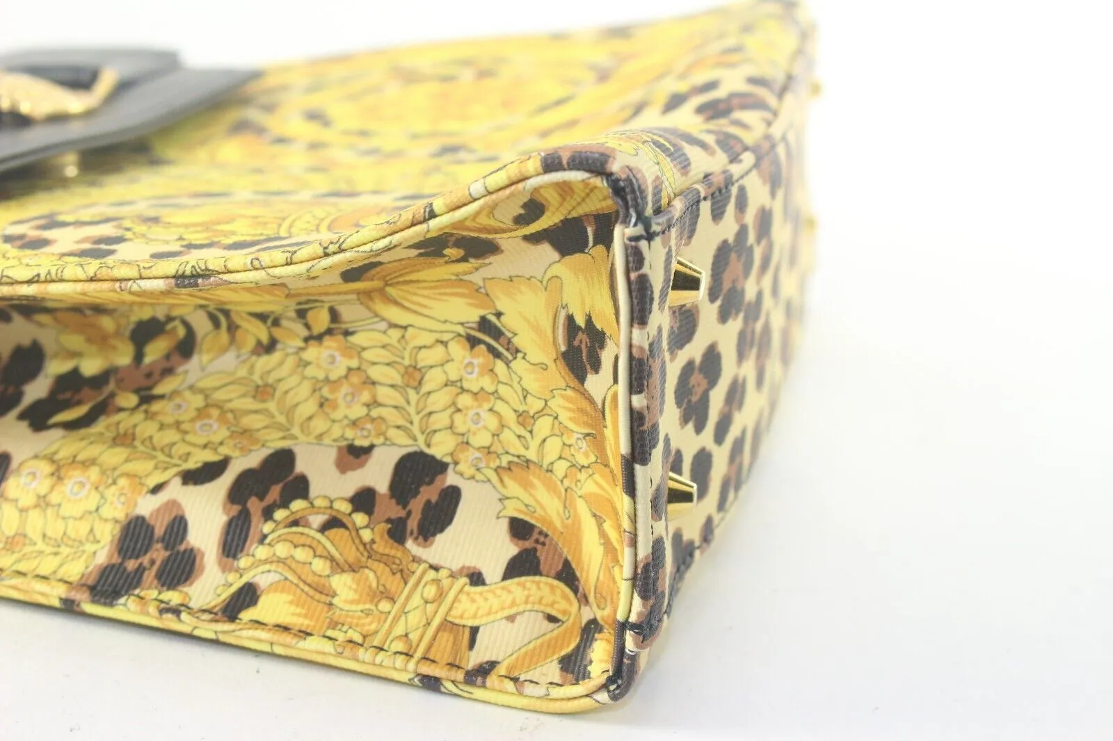 Versace Baroque Kelly Top Handle Flap 2way Crossbody Bag 1VER822K