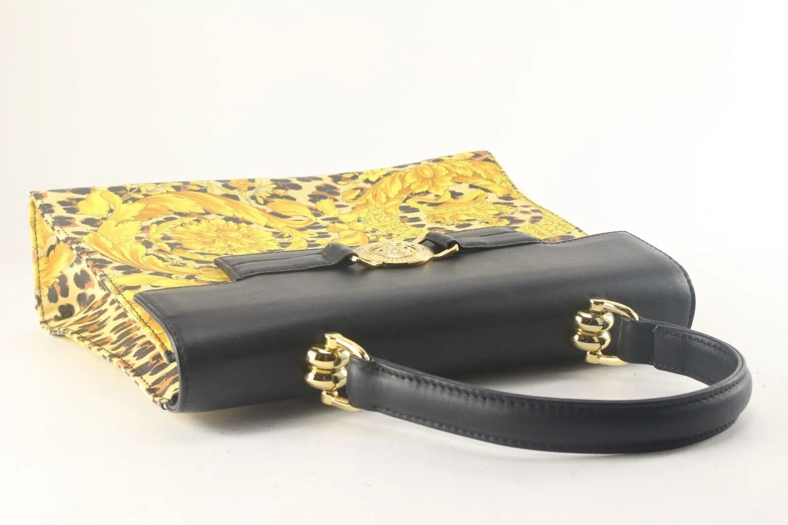 Versace Baroque Kelly Top Handle Flap 2way Crossbody Bag 1VER822K