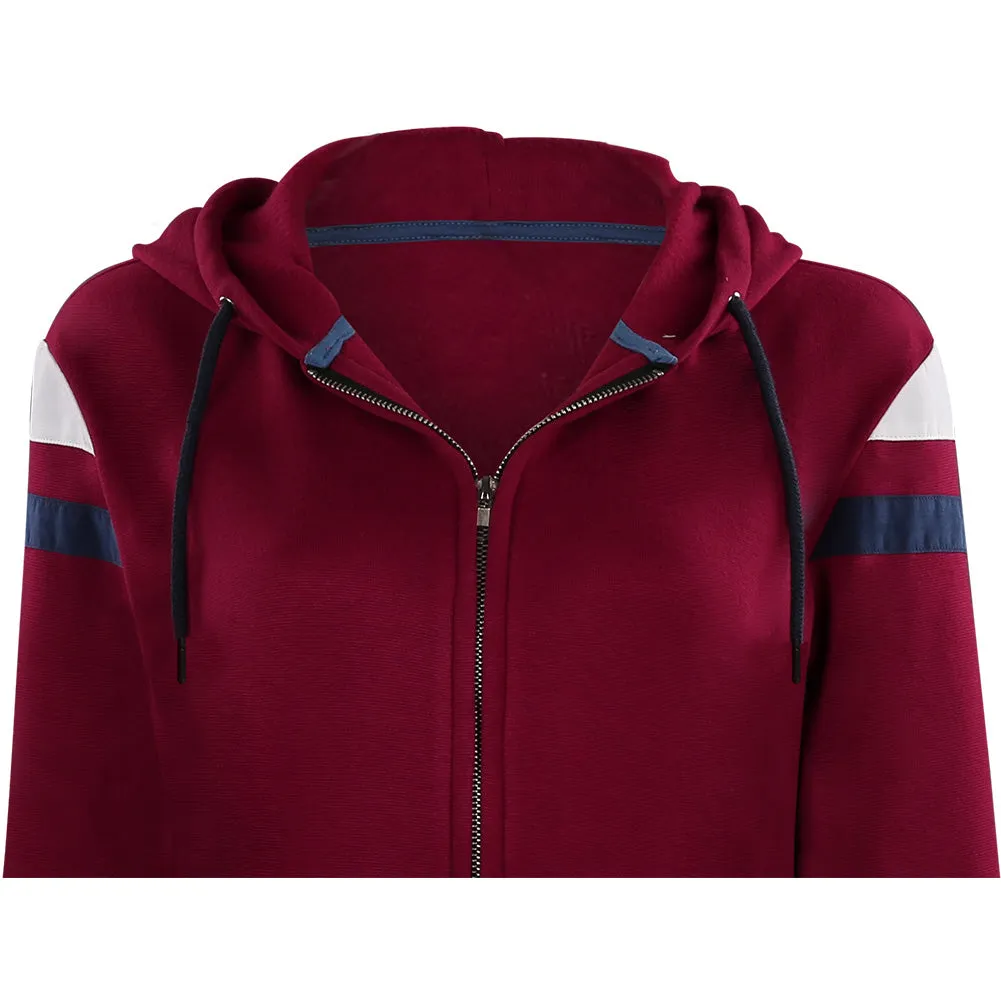 Wanda Vision Scarlet Witch Hoodie Cosplay Costume  Halloween Carnival Suit