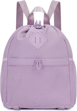 WANDF Water-Resistant Gym Backpack with Yoga Mat Strap