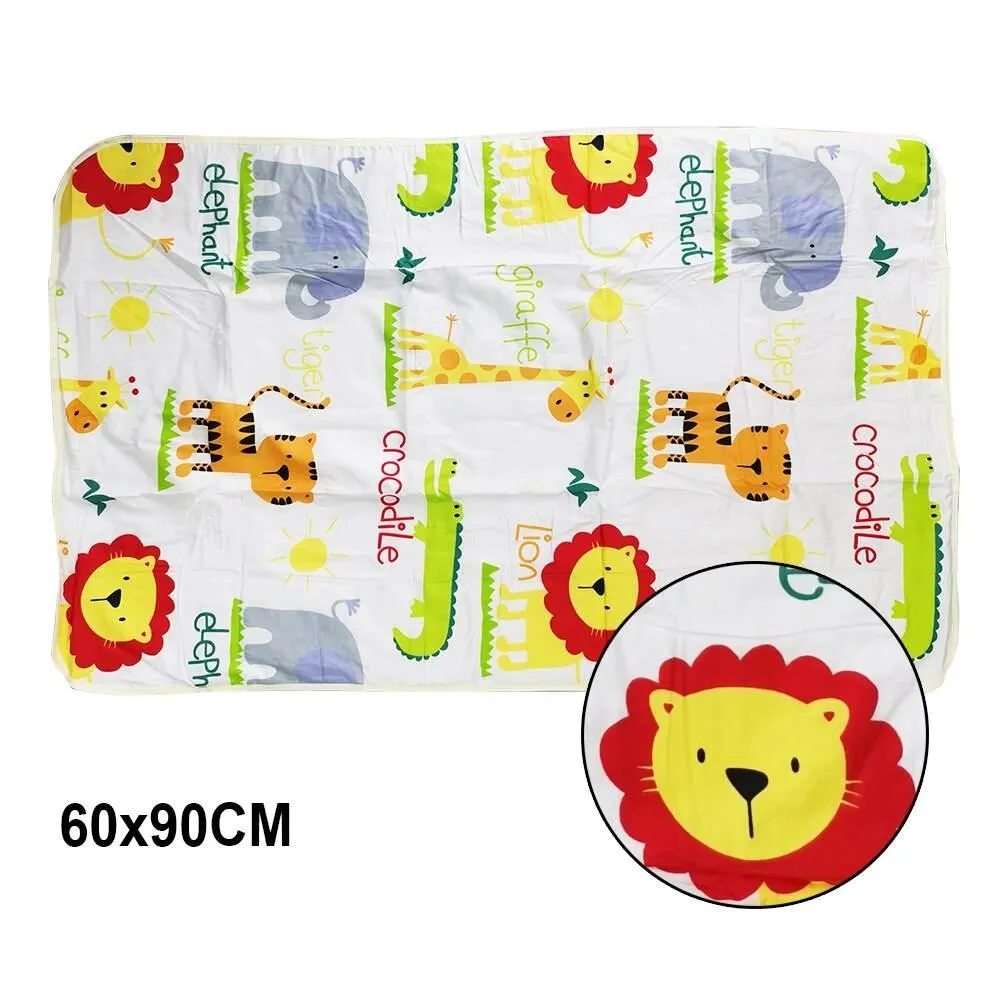 Waterproof Baby Changing Mat - Reusable Cartoon Design