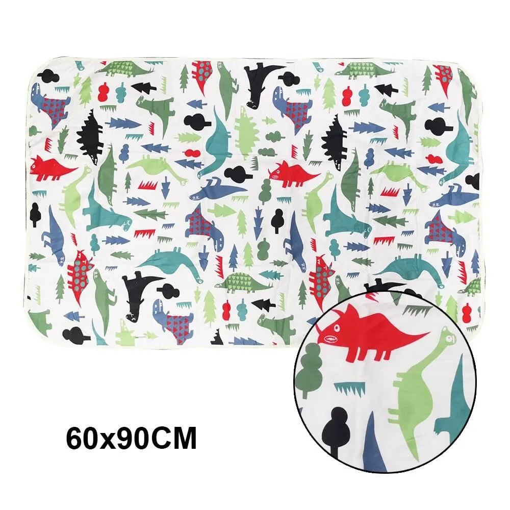 Waterproof Baby Changing Mat - Reusable Cartoon Design