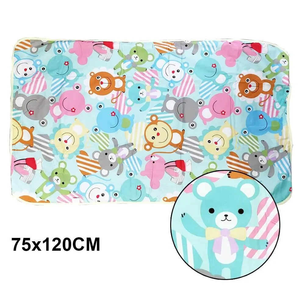Waterproof Baby Changing Mat - Reusable Cartoon Design