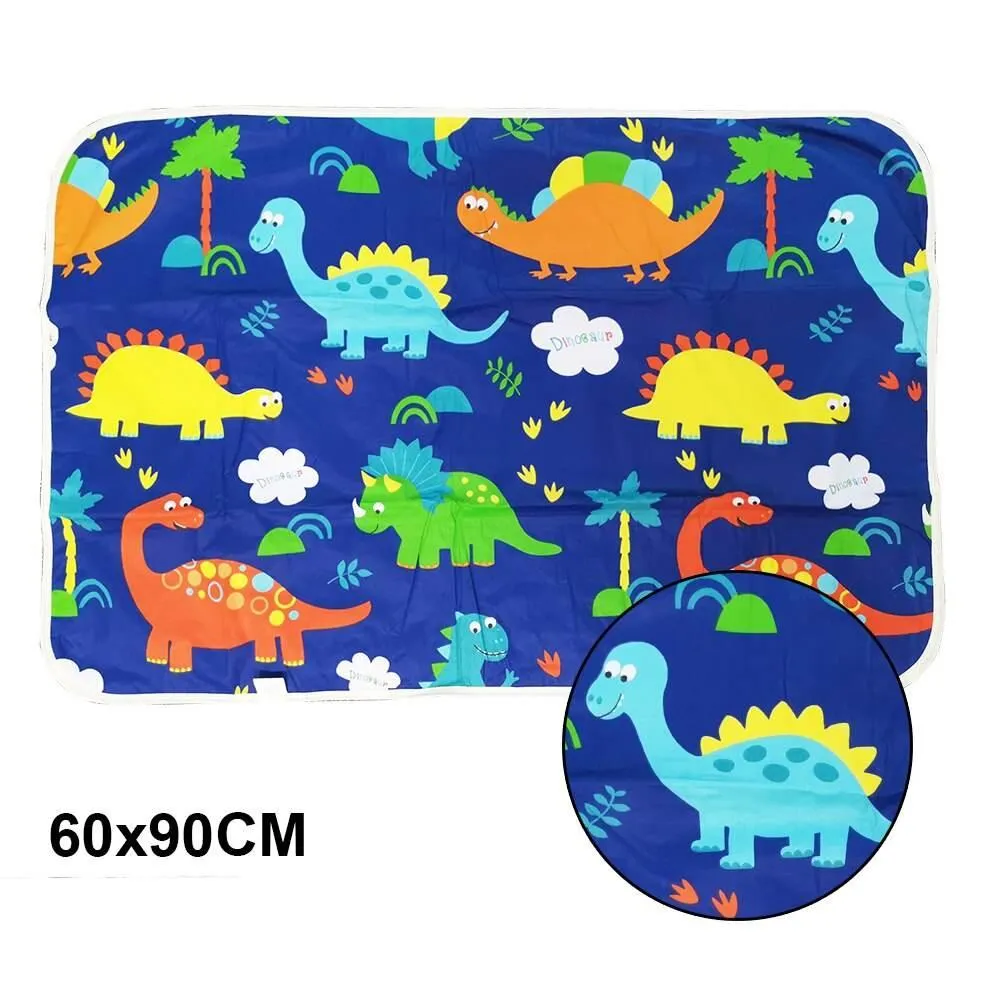 Waterproof Baby Changing Mat - Reusable Cartoon Design