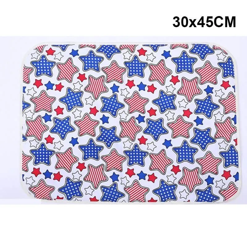 Waterproof Baby Changing Mat - Reusable Cartoon Design
