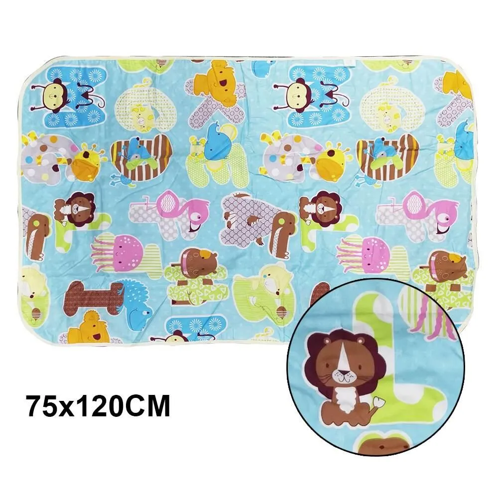 Waterproof Baby Changing Mat - Reusable Cartoon Design