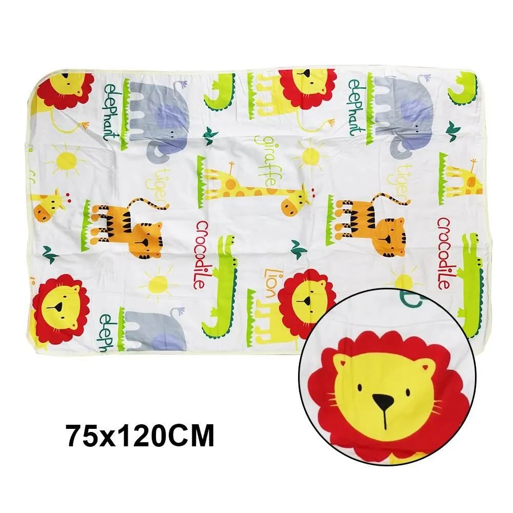 Waterproof Baby Changing Mat - Reusable Cartoon Design