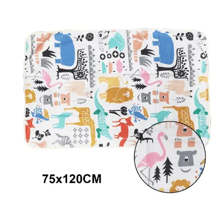 Waterproof Baby Changing Mat - Reusable Cartoon Design