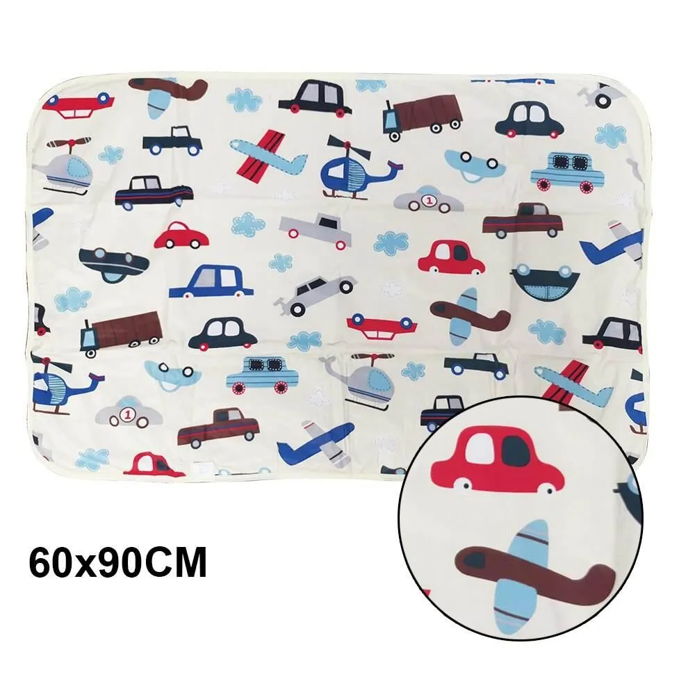 Waterproof Baby Changing Mat - Reusable Cartoon Design