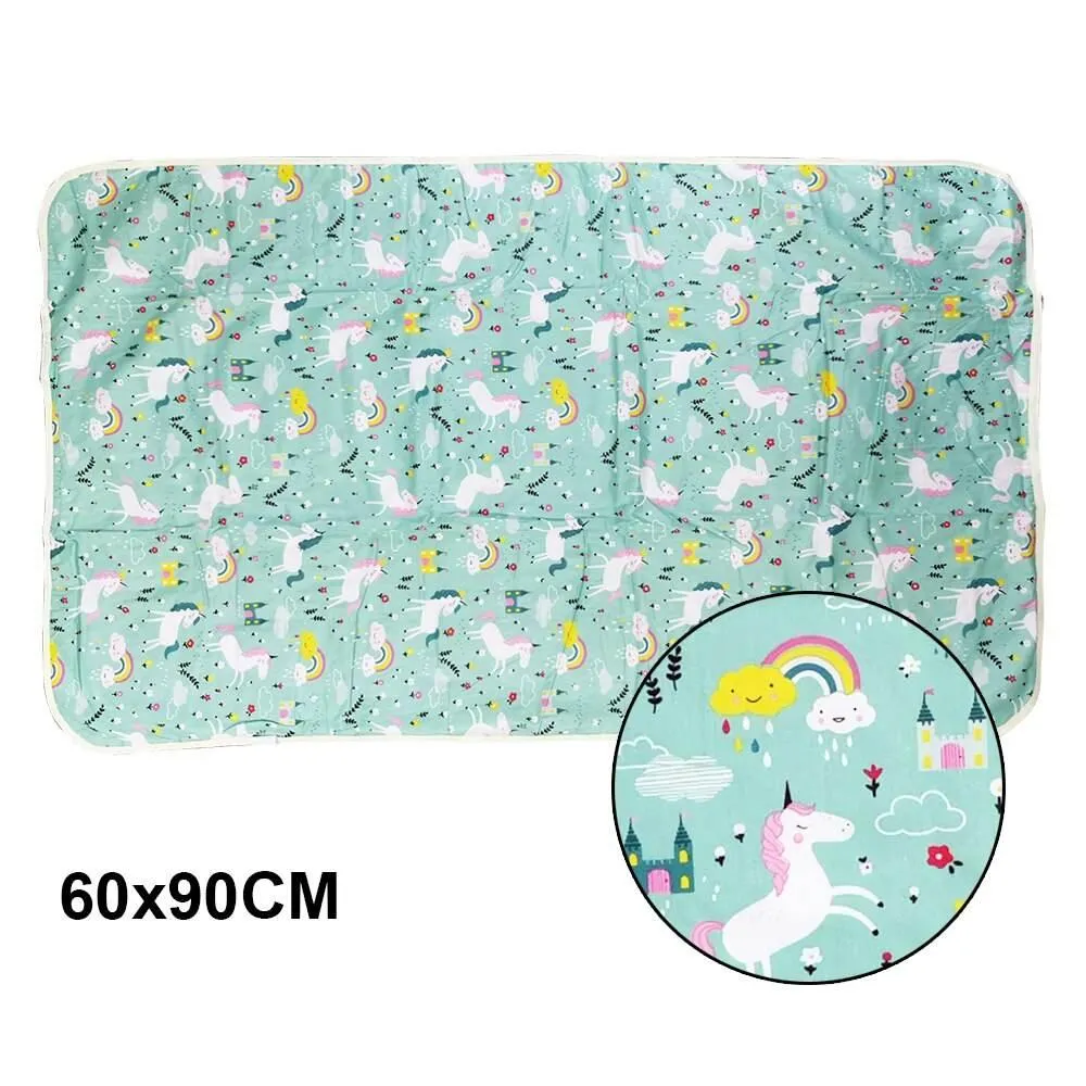 Waterproof Baby Changing Mat - Reusable Cartoon Design