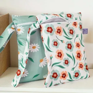 Waterproof Diaper Bags with Dual-Compartment Organizer