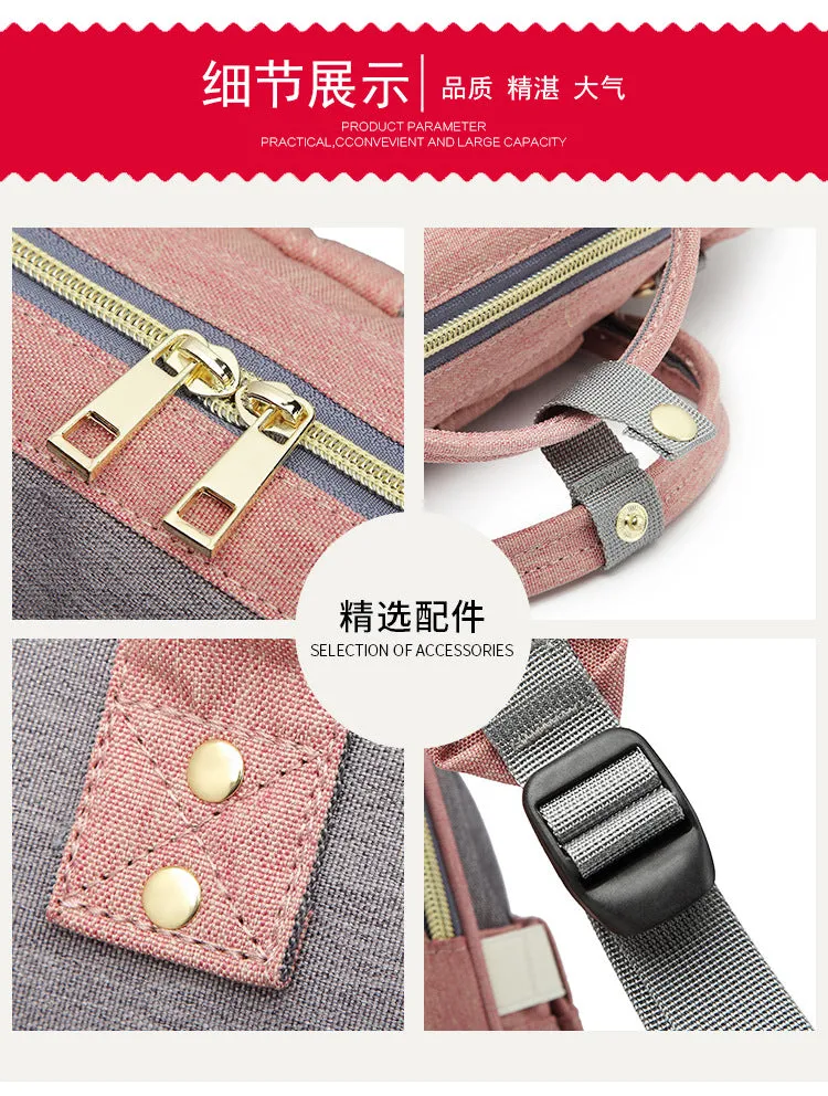 Waterproof fashion multifunctional Diaper Bag