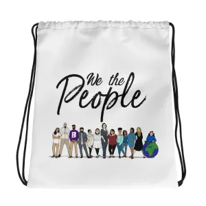 We the People - Bold - Black - Drawstring bag