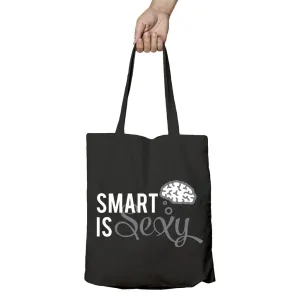 Weird Science Smart is Sexy Official Tote Bag (Black)